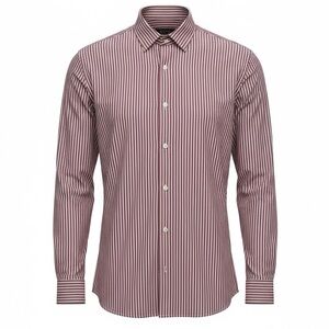 Club Monaco Men’s Purple White Stripped Collared Button Down Shirt Size XL